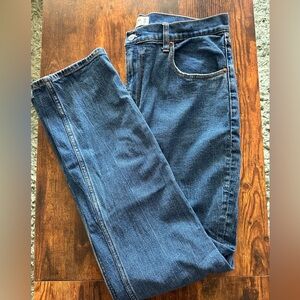 Abercrombie & Fitch Slim Straight Ultra High Rise jeans Size 32/14 Dark wash